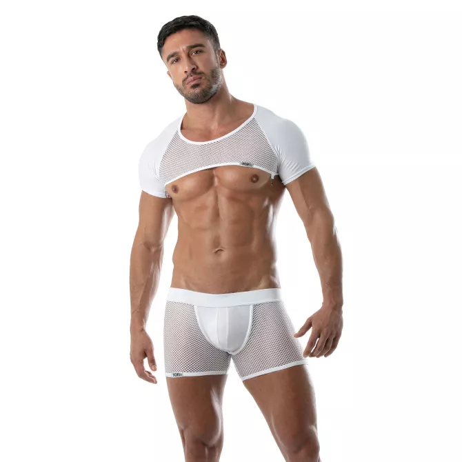 Circuit Mesh Full Harness - White | Tof Paris