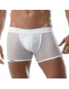 JockShort en résille Circuit - Blanc