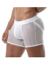 JockShort en résille Circuit - Blanc