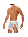 Circuit Mesh Mens Skirt - White