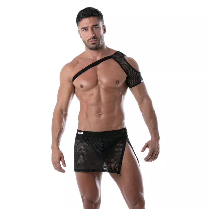Circuit Mesh Shoulder Harness - Black |Tof Paris