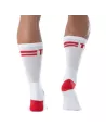 Chaussettes Sport Blanc-rouge