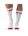 Chaussettes Sport Blanc-rouge