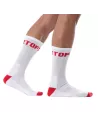Chaussettes Sport Blanc-rouge
