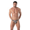 Iconic Swim Thong Grey camouflage
