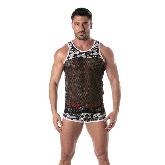 Débardeur Iconic - Marinière Bleu-Marine