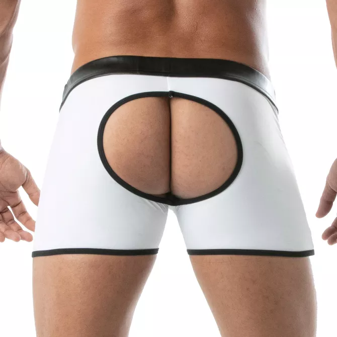 Bad boys Zipped backless Shorts