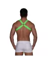 Harnais Elastique Fetish vert Fluo