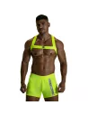 Fetish Harness - Neon Yellow - Front - Short Yellow