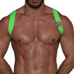Party Boy Elastic Harness Neon Green For Men