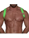 Party Boy Elastic Harness Neon Green For Men