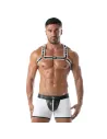 Neoprene Bulldog harness White