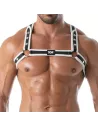 Neoprene Bulldog harness White