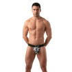 Iconic Stringless Thong- Camo Grey