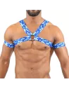 Harnais Elastic Bleu Camouflage