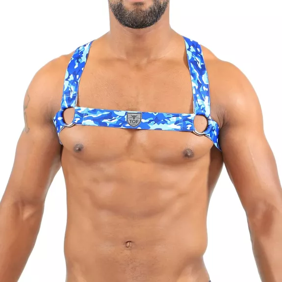 Elastic harness Blue Camo