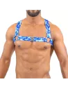 Elastic harness Blue Camo