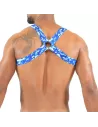 Harnais Elastic Bleu Camouflage