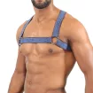 Elastic harness Blue Jeans - TOF-PARIS.com