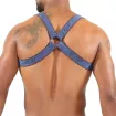 Elastic harness Blue Jeans - TOF-PARIS.com