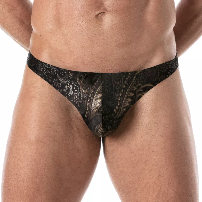 Splendid Swim Thong Gold