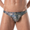 Splendid Swim Thong Silver