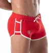 Sexy Retro Shorts Red - Men's Sexy Sport Shorts | TOF Paris