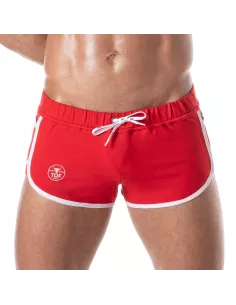 Sexy Retro Shorts Red - Men's Sexy Sport Shorts | TOF Paris