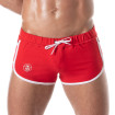Short Sexy Retro Rouge - Short Sport Sexy Homme | Tof Paris