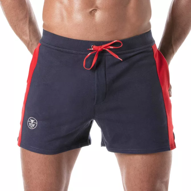 Sexy Football Shorts Navy - Men's Sexy Sport Shorts | TOF Paris