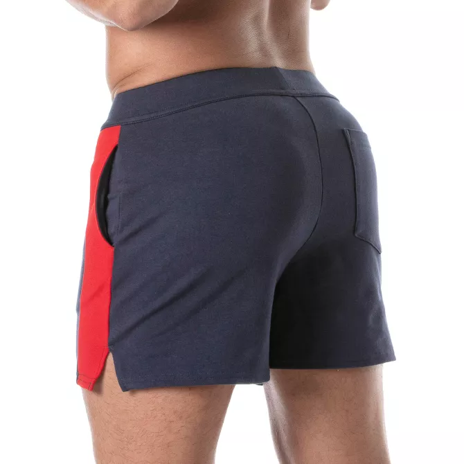 Football Sexy Shorts Bleu - Short sport sexy homme | Tof Paris