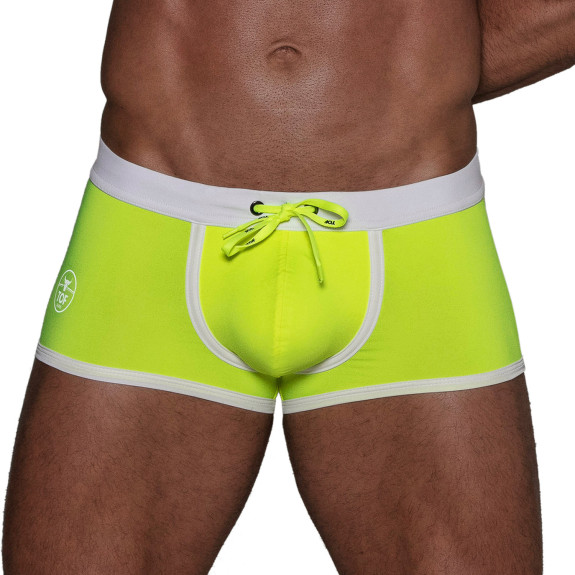 Neon Swim Trunks Yellow