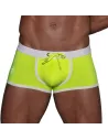 Neon boxer de bain sexy jaune