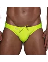 Neon mini slip de bain jaune