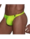 String de bain jaune fluo de cote