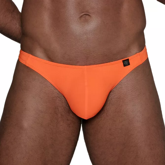 Neon Swim Thongs Orange