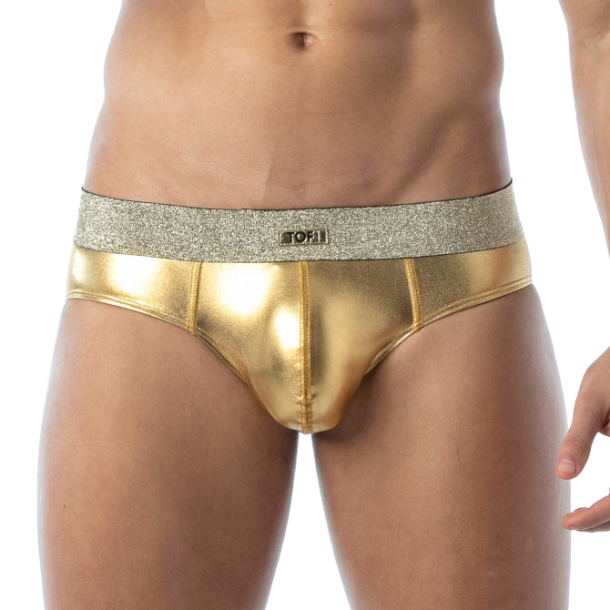 Magic Brief For Men Gold |Tof Paris