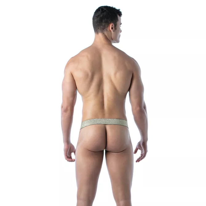 Magic Stringless Thong Gold – Sexy Men’s Thong | TOF Paris