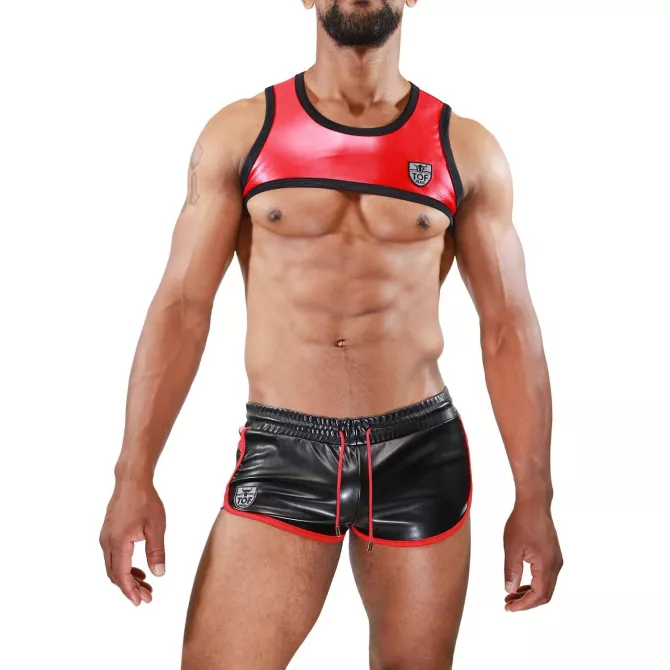 Deri Harness Red - TOF-PARIS.com