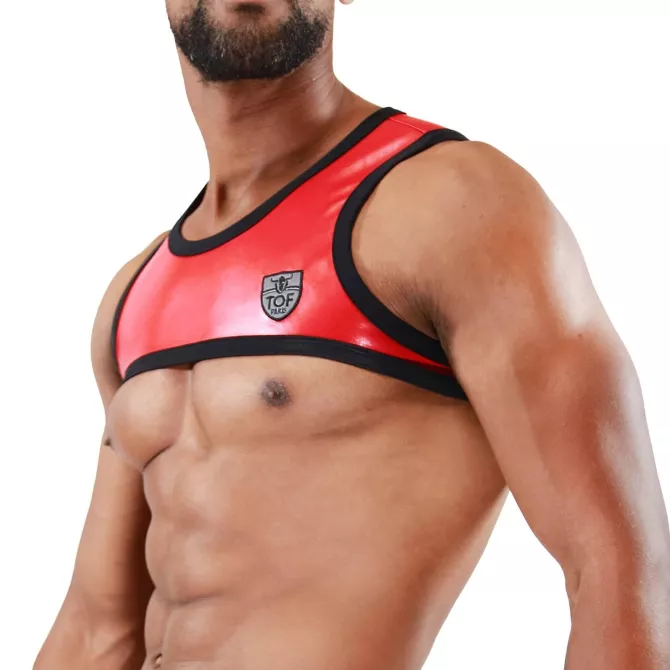 Deri Harness Red - TOF-PARIS.com