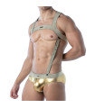 Bretelles Ajustables Magic Gold – Accessoire sexy pour homme | TOF Paris