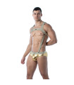 Bretelles Ajustables Magic Gold – Accessoire sexy pour homme | TOF Paris