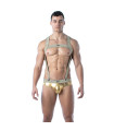 Bretelles Ajustables Magic Gold – Accessoire sexy pour homme | TOF Paris