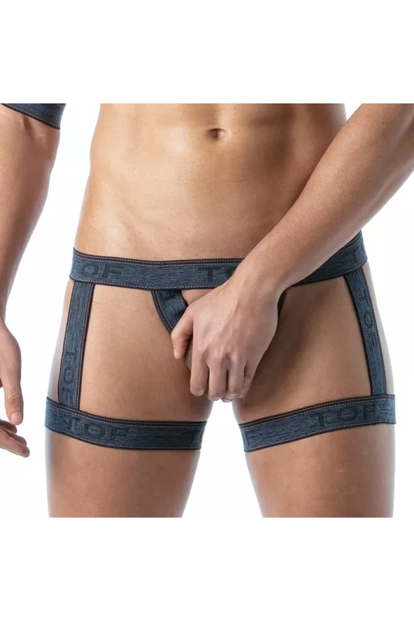Denim Bottom Straps Blue