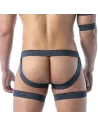 Denim Bottom Straps Bleu