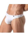 Champion Thongs White from sideway with tof logo