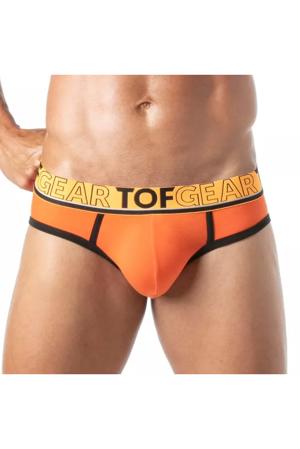 Champion Slip Orange - Confort Sportif et Style Audacieux | TOF Paris