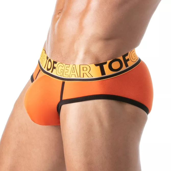 Champion Slip Orange - Confort Sportif et Style Audacieux | TOF Paris