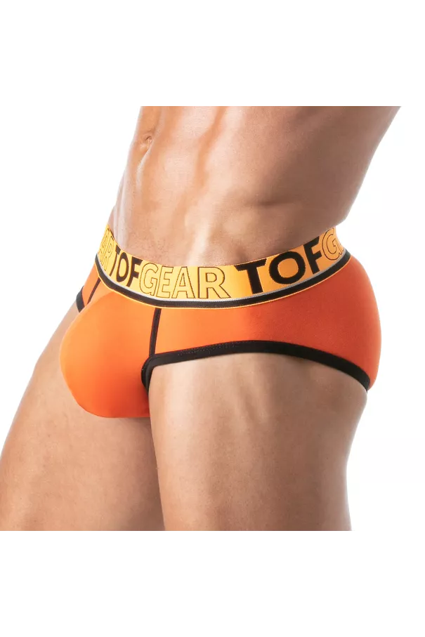 Champion Slip Orange - Confort Sportif et Style Audacieux | TOF Paris