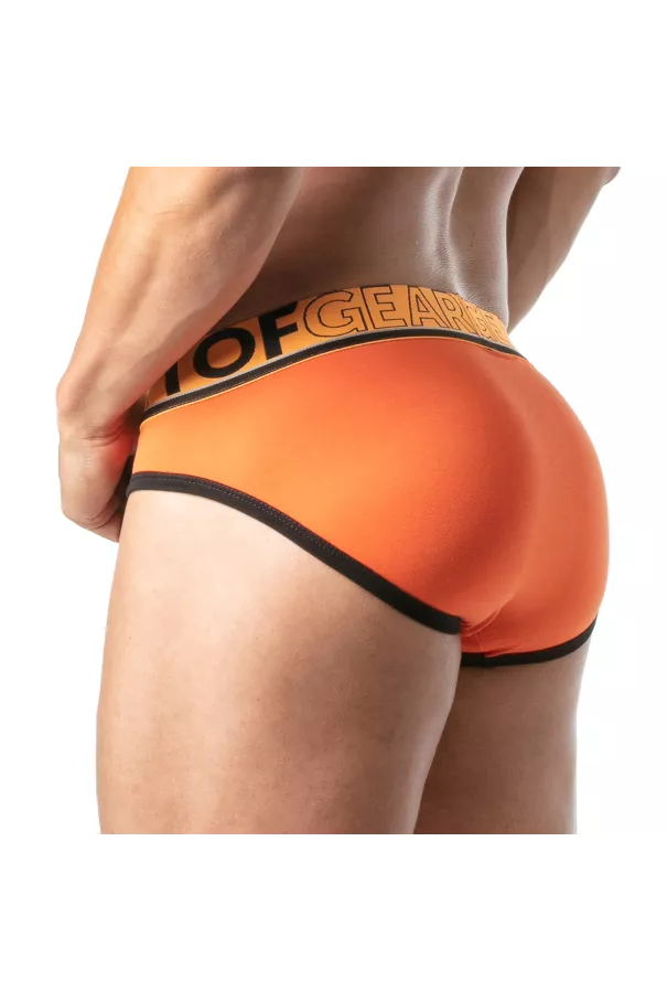 Champion Slip Orange - Confort Sportif et Style Audacieux | TOF Paris